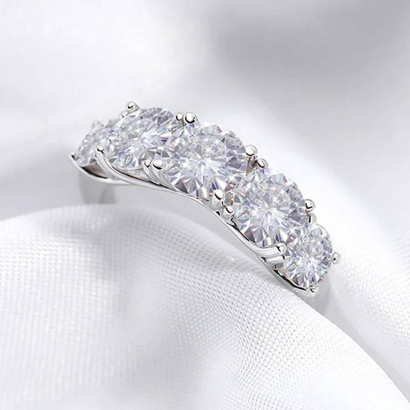 3.6CT Moissanite Sparkle Ring