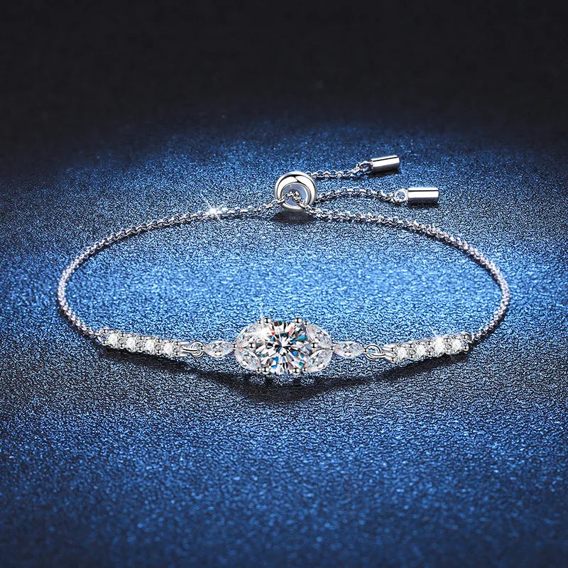 Certified 1CT Moissanite Bracelet